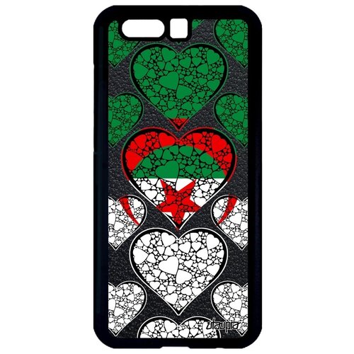 фото Простой чехол для смартфона // honor 9 // "флаг алжира с сердцем" государственный туризм, utaupia, цветной