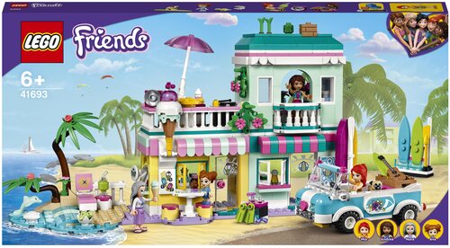 Конструктор LEGO Friends Серферский дом на берегу 41693, 685 дет.