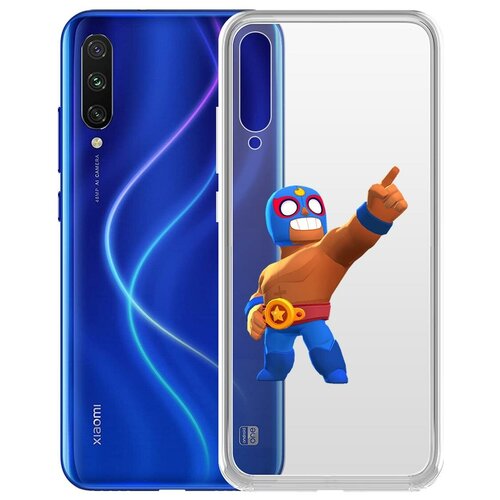 фото Чехол-накладка clear case brawl stars-эль примо для xiaomi mi a3 krutoff group