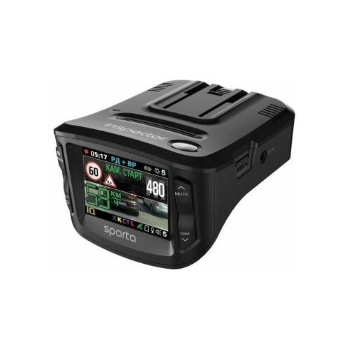 Автомобильный видеорегистратор Inspector с радар-детектором GPS ГЛОНАСС черный