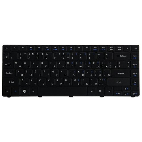 Клавиатура для Acer Aspire 3410 3810 4752 4820TG 5942G V104630DS3 NSK-AP00R 64500₽