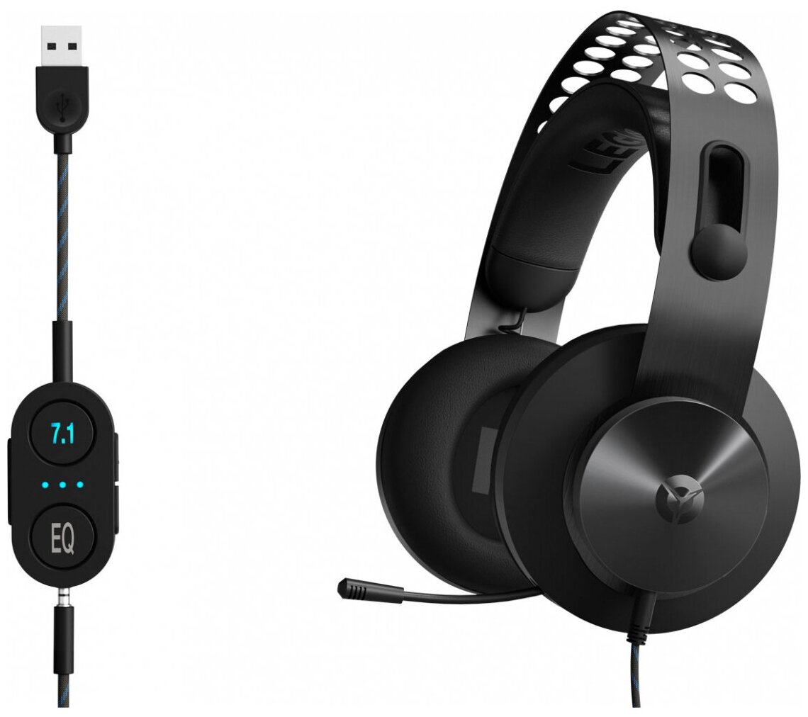 Наушники Lenovo Legion H500 Pro 7.1 Surround Sound Gaming Headset (GXD0T69864)