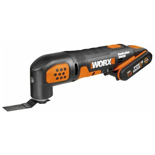 фото Реноватор аккумуляторный worx wx682, 20в, 1*2,0ач, сумка