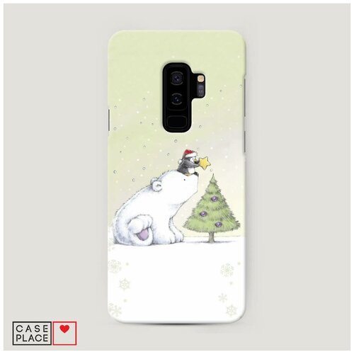 фото Чехол пластиковый samsung galaxy s9 plus украшение елки case place