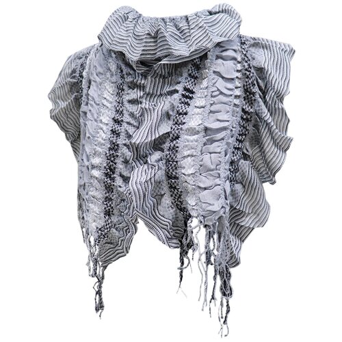 фото Шарф crystel eden,170х40 см, серый