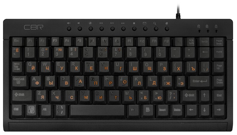 Клавиатура CBR KB 175 black, USB