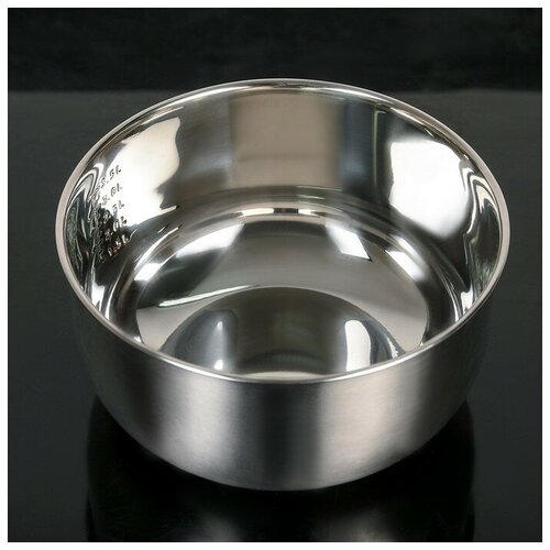 Миска из нержавеющей стали с мерной шкалой 35 л d23 см 755₽