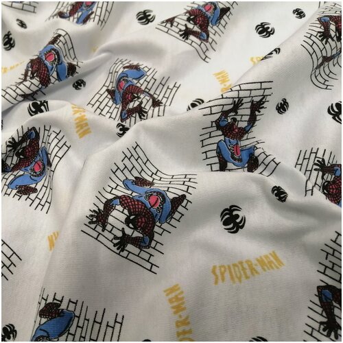 Пододеяльник 135х200 на молнии рисунок Человек-паук, трикотаж 100% хлопок 145 г/м2, Купи в дом – онлайн