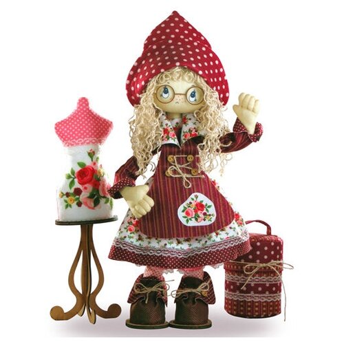 Купить К1021 Набор для создания каркасной текстильной куклы 'Модистка' 50см, NOVA SLOBODA, Изготовление кукол и игрушек