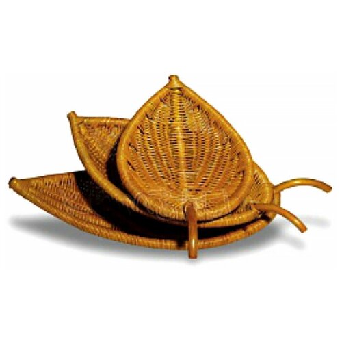 Комплект подносов в форме листа из 3х Leaf