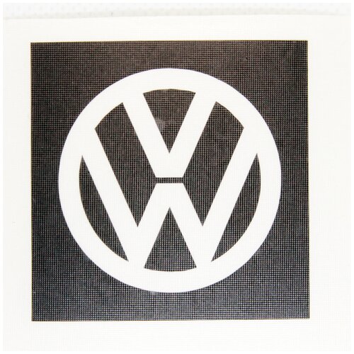 Трафарет наклейка Фольксваген 50х50мм на монтажной плёнке Volkswagen