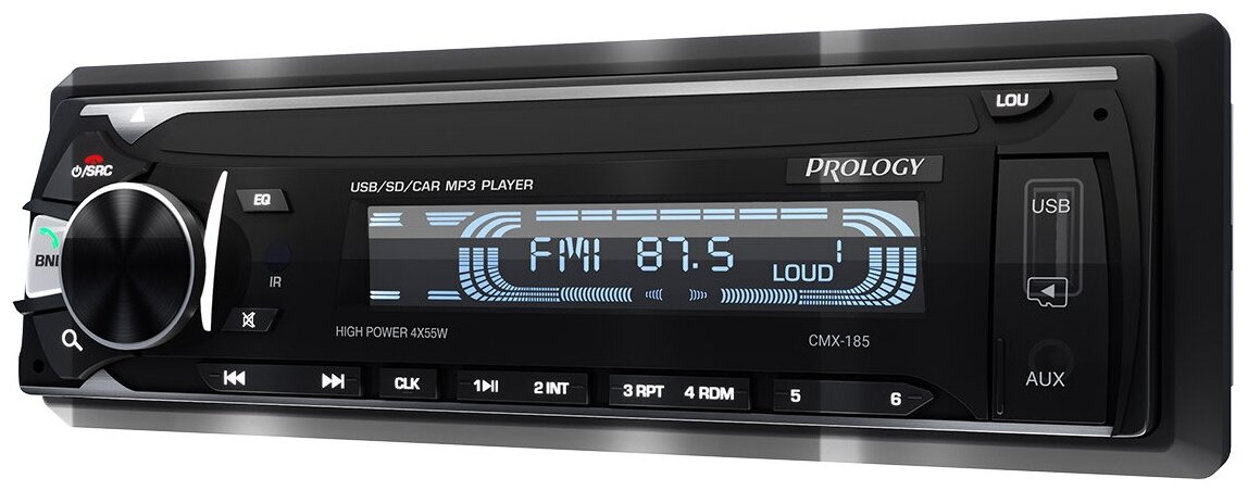 Головное устройство PROLOGY CMX-185 FM SD/USB ресивер с Bluetooth