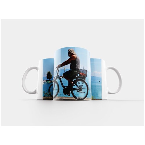 фото Кружка "велосипед, активный отдых, пляж" 320 мл lotsprints