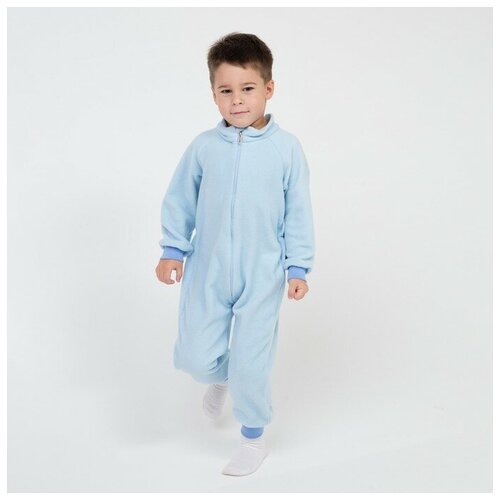 фото Комбинезон детский, цвет голубой, рост 86 см семицвет-тики