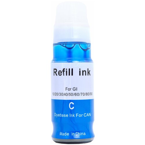 Чернила GI-40C для Canon PIXMA G5040, G6040, G7040, GM2040, GM4040 (3401C001) голубые 70 мл совместимые