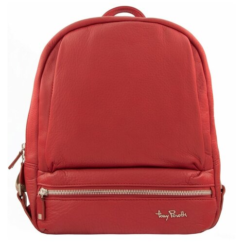 фото Рюкзак кожаный tony perotti contatto 560122/4 красный
