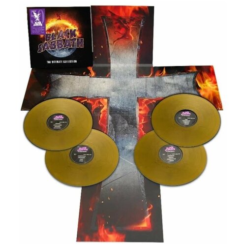Виниловая пластинка Black Sabbath. The Ultimate Collection (4 LP) jungle records iggy and the stooges telluric chaos coloured vinyl 2lp