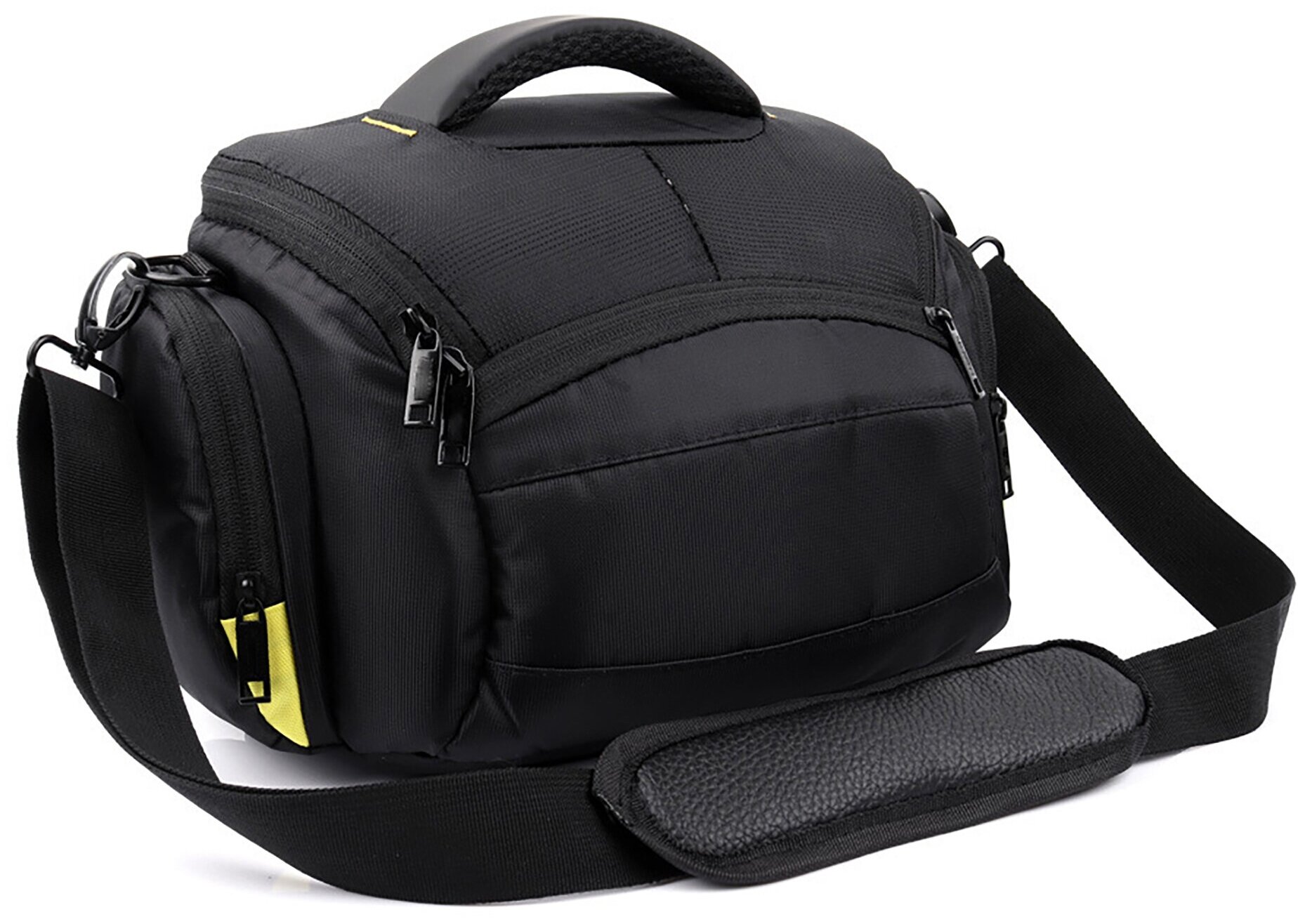 Чехол-сумка MyPads TC-1233 для фотоаппарата Nikon D610/ D7000/ D7100/ D7200/ D750 из качественной износостойкой влагозащитной ткани черный