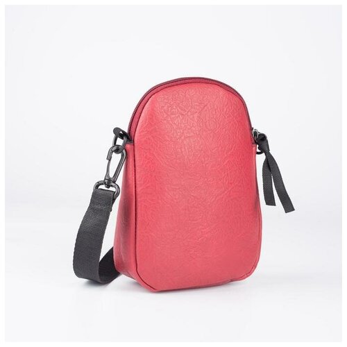 фото Ооо ск сумка женская, отдел на молнии, длинный ремень, цвет бордовый