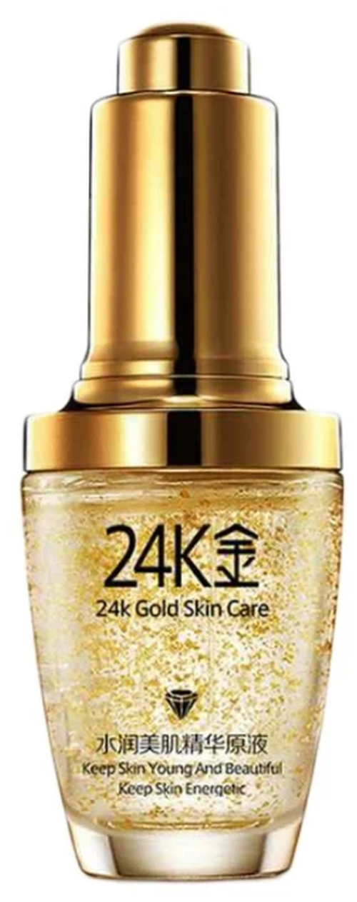 BioAqua 24K Gold Skin Care Сыворотка для лица с частицами золота и гиалуроновой кислотой, 30 мл