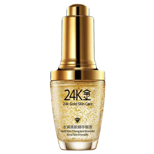 BioAqua 24K Gold Skin Care Сыворотка для лица с частицами золота и гиалуроновой кислотой, 30 мл, 30 г