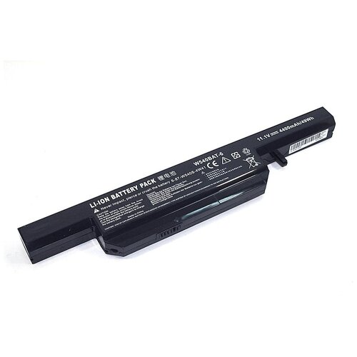 Аккумулятор для ноутбука Clevo DNS 6-87-W540S-4271, W540BAT-6 11,1V 5200 mAh код mb065075 аккумулятор для ноутбукa clevo w510tu 6 87 w510s 4uf2 w510bat 3 11 1v 24wh