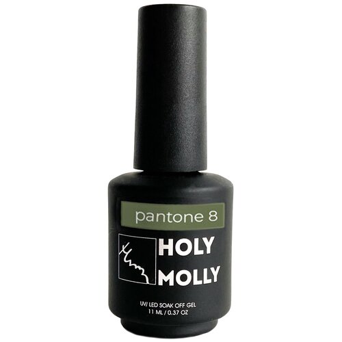 HOLY MOLLY гель-лак для ногтей Pantone, 11 мл, №08 зеленый bagheera nails гель лак pantone 08