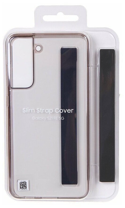 Панель-накладка Samsung Slim Strap Cover Dark Grey для Samsung Galaxy S21 FE