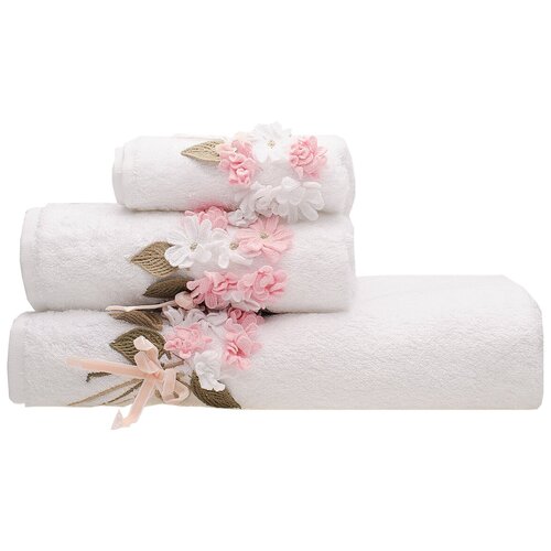 фото Tana home collection полотенце provans цвет: белый (30х50 см) br42282