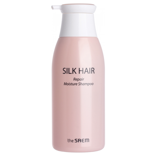 Восстанавливающий увлажняющий шампунь для волос The Saem Silk Hair Repair Moisture Shampoo, 400 мл