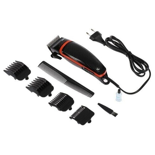 Машинка для стрижки EN-735 10 Вт 4 насадки черно-оранжевая черный 121400₽