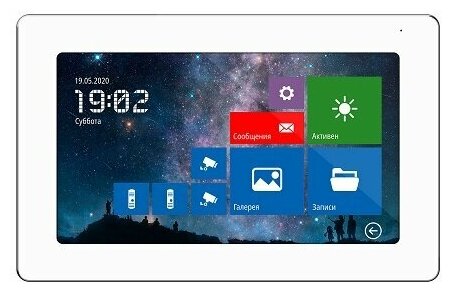 FREEDOM 7 FHD Novicam - монитор Full HD видеодомофона: сенсорный TN-TFT дисплей 7"; слот MicCD128 Гб