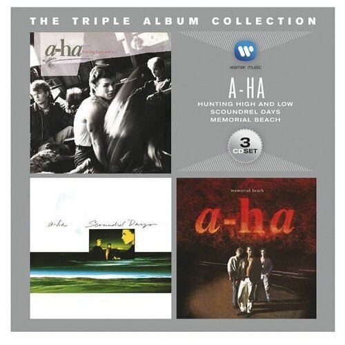 AHA THE TRIPLE ALBUM COLLECTION: HUNTING HIGH AND LOW SCOUNDREL DAYS MEMORIAL BEACH BOX SET CD