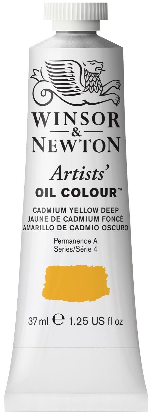 Winsor&Newton Масляная краска Artists', насыщенно-желтый кадмий 37мл sela