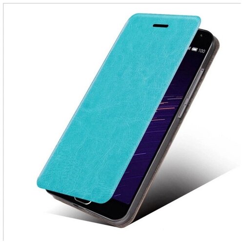 фото Чехол-книжка mypads для google pixel 4 водоотталкивающий с мульти-подставкой на жесткой металлической основе бирюзовый