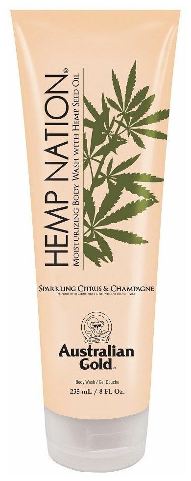 Гель для душа Hemp Nation Sparkling Citrus & Champagne Australian Gold