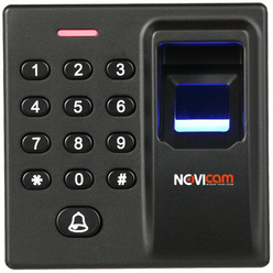 Novicam SFE15K - биометрический контроллер/считыватель СКУД с клавиатурой