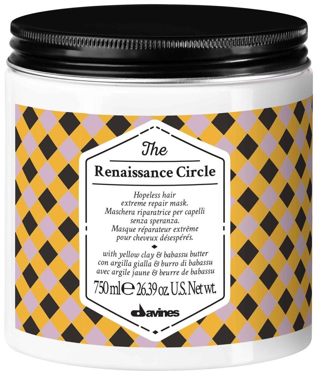 Davines The Circle Chronicles The Renaissance Circle, Маска восстановление для хрупких волос