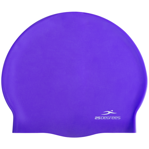 фото Шапочка для плавания nuance purple, силикон 25degrees