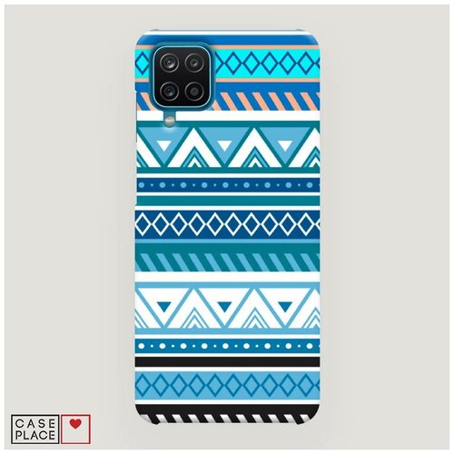 фото Чехол пластиковый samsung galaxy a12 узоры ацтеков 8 case place