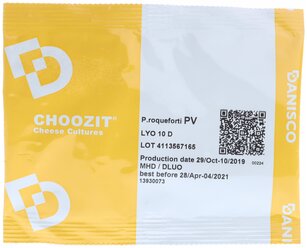 Плесень CHOOZIT P. roqueforti. PV LYO 10 D на 10000л - культура голубой плесени