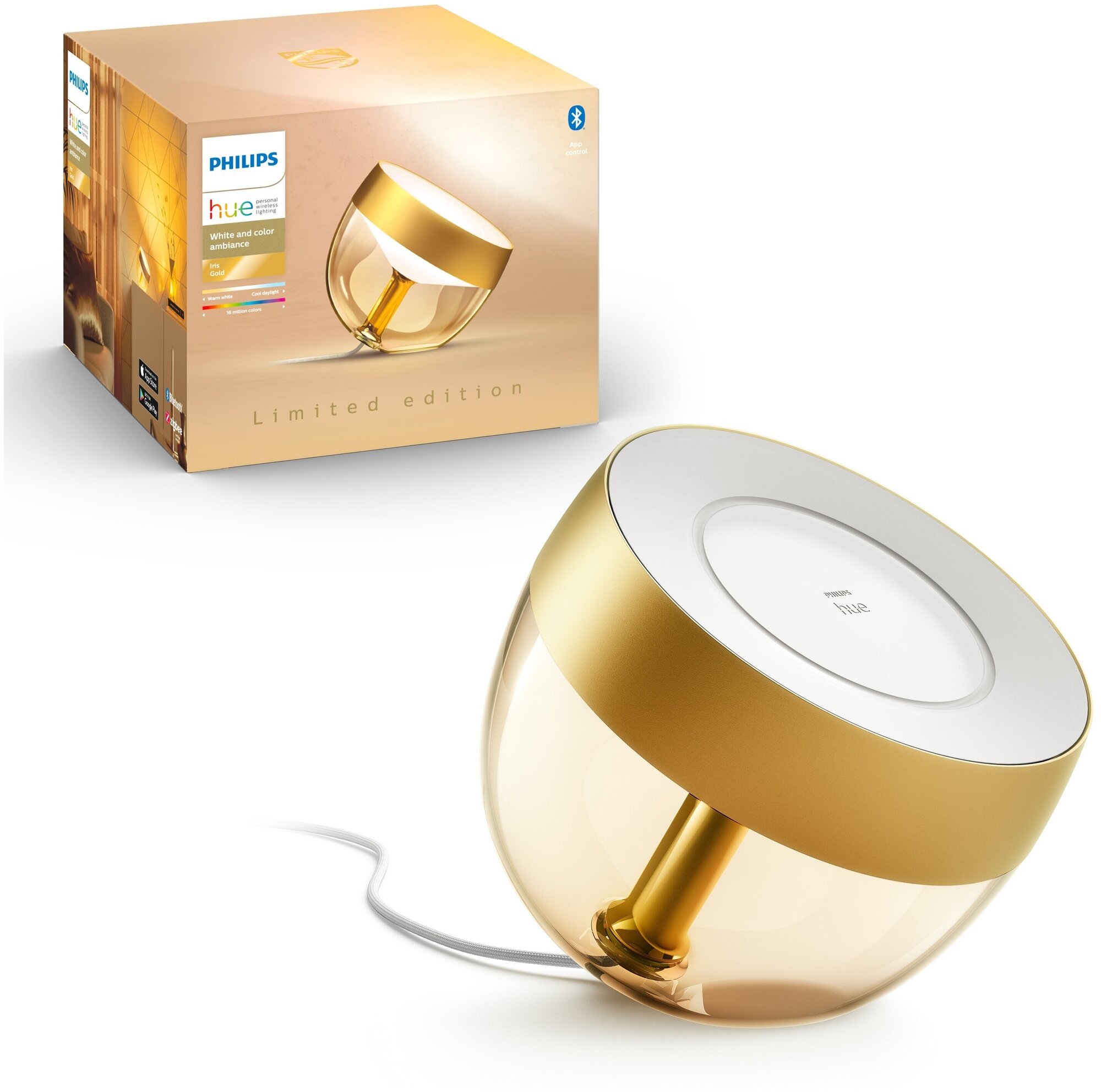 Умный светильник Philips Hue Iris Gold (929002376401)