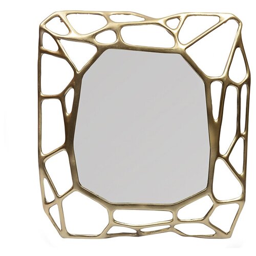 фото Garda decor зеркало декоративное "сеть" в металлической раме
