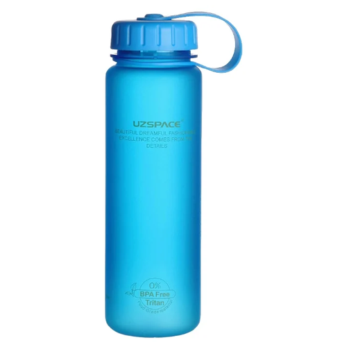 фото Uzspace бутылка для воды uzspace colorful frosted 3025, 500 мл, цвет: голубой