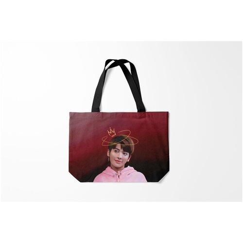 фото Сумка-шоппер / 46х35 см / k pop / txt tomorrow x together burnettie