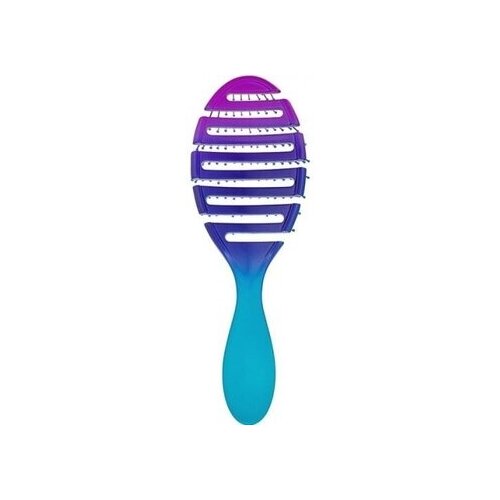 фото Wet brush bwp800flexto flex dry-ombre teal щетка для быстрой сушки волос (омбре) с мягкой ручкой