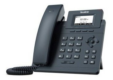 Yealink VoIP-телефон SIP-T30P Телефон SIP 1 линия, PoE, БП в комплекте 6938818306035