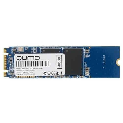 Твердотельный накопитель Qumo Novation 480 ГБ M.2 Q3DT-480GAEN-M2 накопитель ssd qumo novation tlc 3d 128gb q3dt 128gmcy