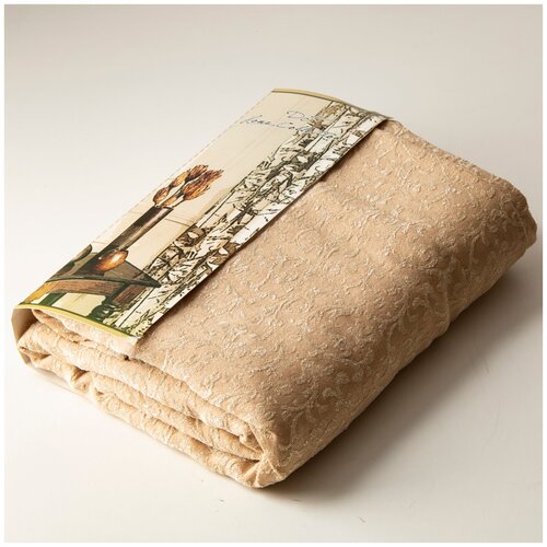 Штора Портьера DT Home, на шторной ленте 0235 розовая, 2х2,7