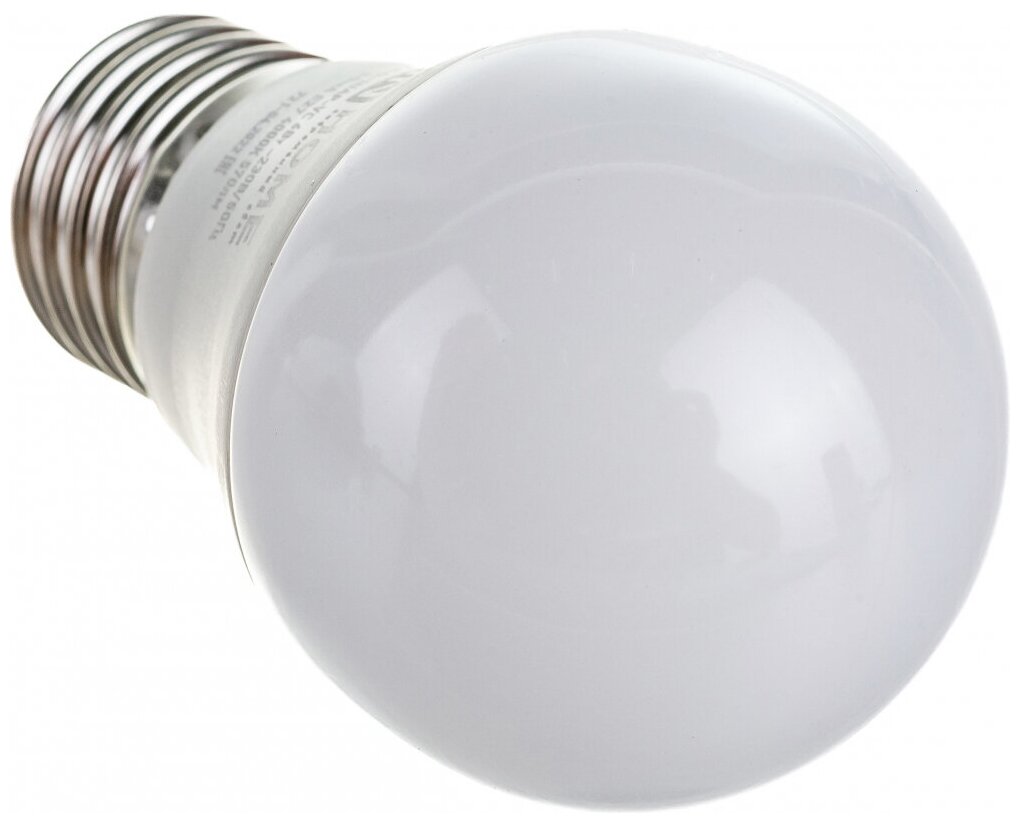 Лампочка светодиодная LED-ШАР-VC 6Вт 230В Е27 4000К 570Лм IN HOME - фотография № 7